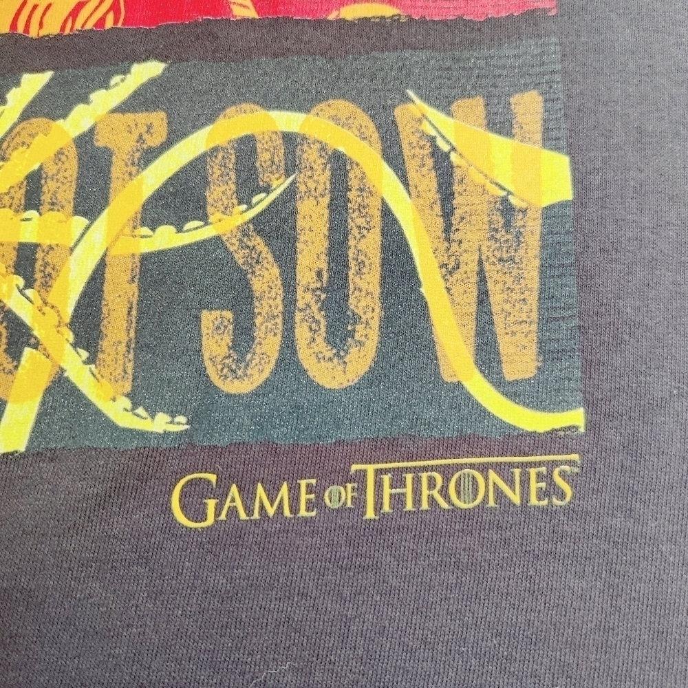 Game of Thrones Tee T-shirt Men's Size Large Black 100% Cotton - Picture 6 of 15